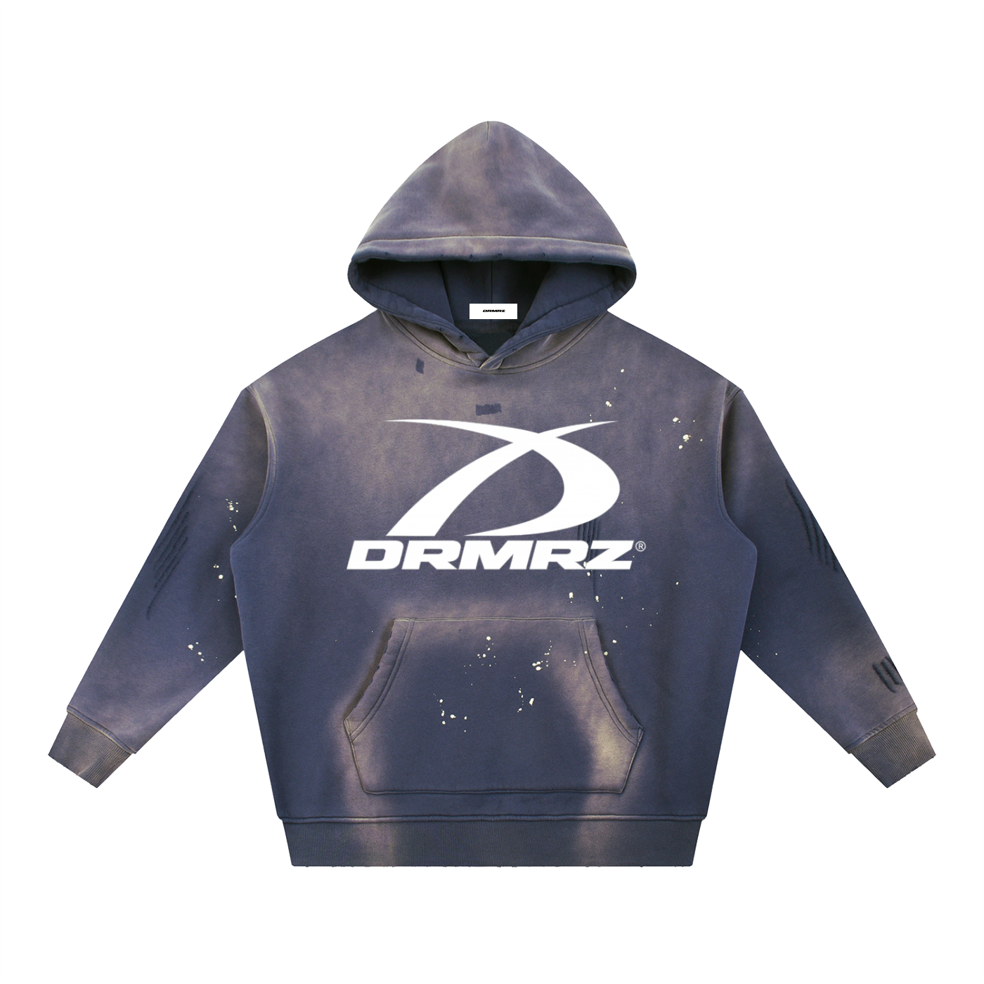 vintage washed "trademark" hoodie